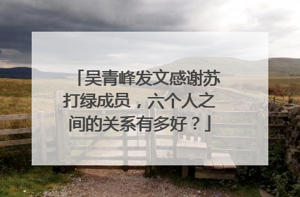 吴青峰发文感谢苏打绿成员,六个人之间的关系有多好?