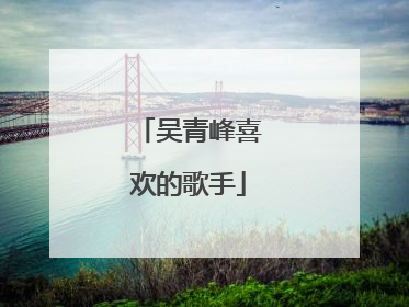 吴青峰喜欢的歌手