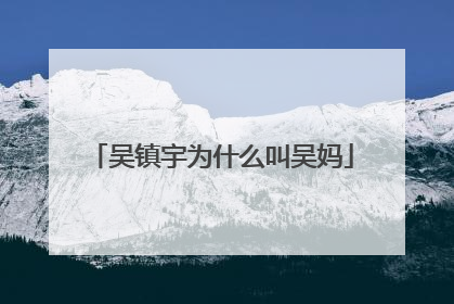 吴镇宇为什么叫吴妈