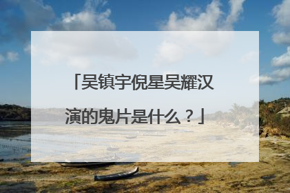 吴镇宇倪星吴耀汉演的鬼片是什么?