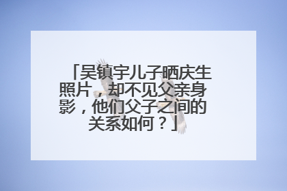 吴镇宇儿子晒庆生照片,却不见父亲身影,他们父子之间的关系如何?