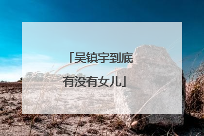 吴镇宇到底有没有女儿