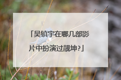 吴镇宇在哪几部影片中扮演过靓坤?