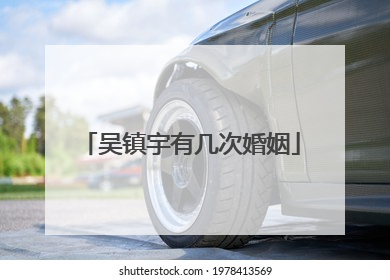 吴镇宇有几次婚姻