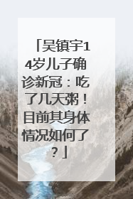 吴镇宇14岁儿子确诊新冠:吃了几天粥!目前其身体情况如何了?