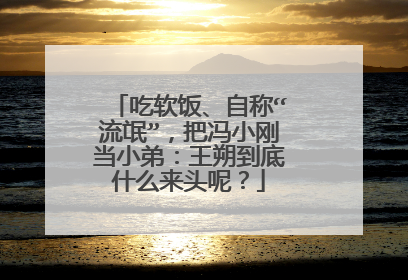 吃软饭、自称“流氓”,把冯小刚当小弟:王朔到底什么来头呢?