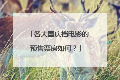 各大国庆档电影的预售票房如何？