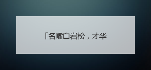 名嘴白岩松，才华横溢，著名的白岩松事件是指什么？