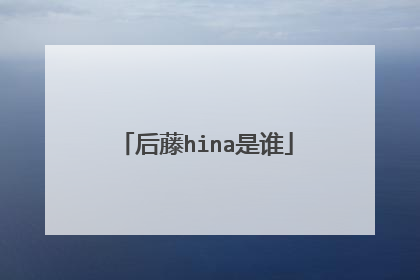 后藤hina是谁
