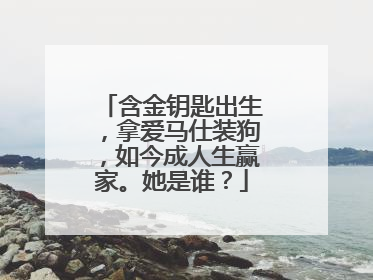 含金钥匙出生,拿爱马仕装狗,如今成人生赢家。她是谁?
