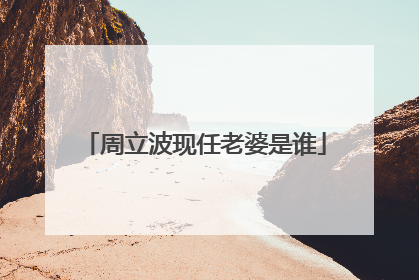 周立波现任老婆是谁