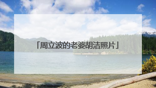 周立波的老婆胡洁照片