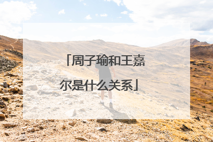 周子瑜和王嘉尔是什么关系