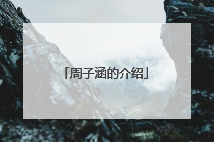 周子涵的介绍