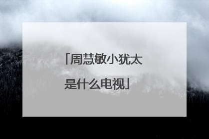 周慧敏小犹太是什么电视
