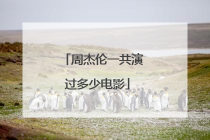 周杰伦一共演过多少电影