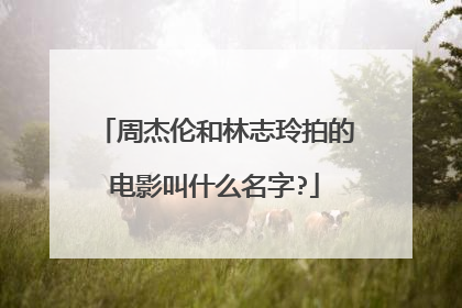 周杰伦和林志玲拍的电影叫什么名字?