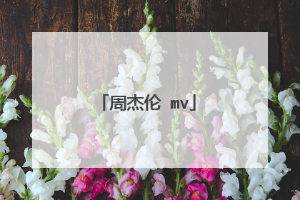 周杰伦 mv