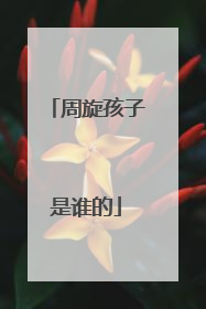 周旋孩子是谁的