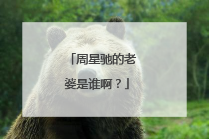 周星驰的老婆是谁啊?