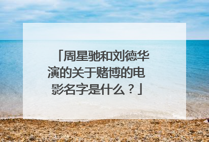 周星驰和刘德华演的关于赌博的电影名字是什么？