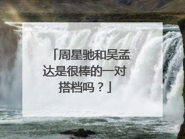 周星驰和吴孟达是很棒的一对搭档吗？