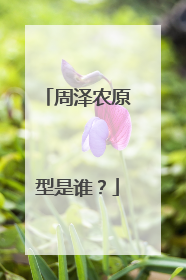 周泽农原型是谁？