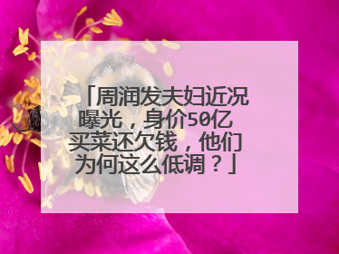 周润发夫妇近况曝光，身价50亿买菜还欠钱，他们为何这么低调？