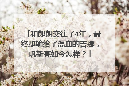 和郎朗交往了4年，最终却输给了混血的吉娜，巩新亮如今怎样？