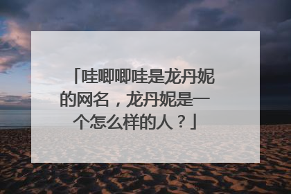 哇唧唧哇是龙丹妮的网名，龙丹妮是一个怎么样的人？