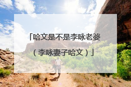 哈文是不是李咏老婆（李咏妻子哈文）