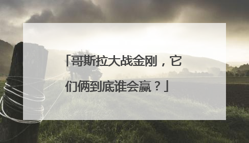 哥斯拉大战金刚，它们俩到底谁会赢？