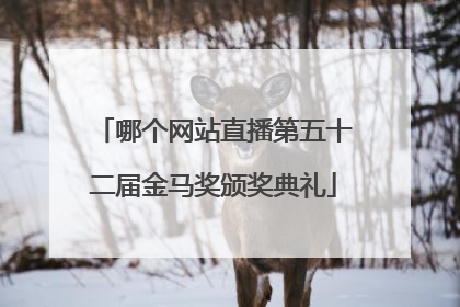 哪个网站直播第五十二届金马奖颁奖典礼