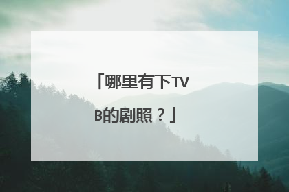 哪里有下TVB的剧照?