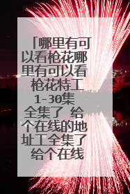 哪里有可以看枪花哪里有可以看 枪花特工1-30集全集了 给个在线的地址工全集了 给个在线的地址