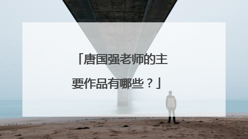 唐国强老师的主要作品有哪些？