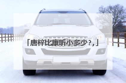 唐梓比康昕小多少?,