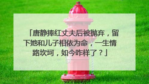 唐静捧红丈夫后被抛弃,留下她和儿子相依为命,一生情路坎坷,如今咋样了?