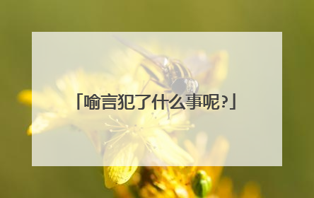 喻言犯了什么事呢?