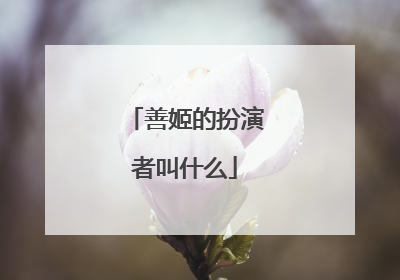 善姬的扮演者叫什么