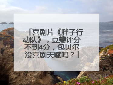 喜剧片《胖子行动队》,豆瓣评分不到4分,包贝尔没喜剧天赋吗?