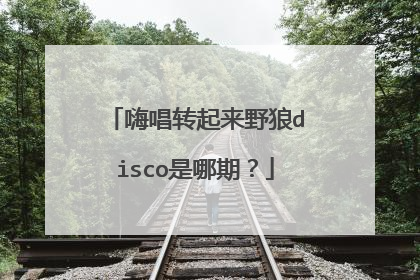 嗨唱转起来野狼disco是哪期?