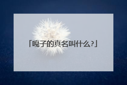嘎子的真名叫什么?