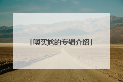 噢买尬的专辑介绍