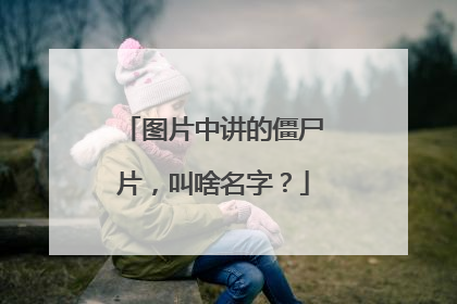 图片中讲的僵尸片，叫啥名字？