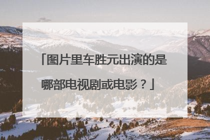 图片里车胜元出演的是哪部电视剧或电影？