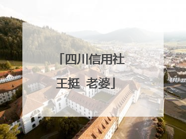 四川信用社王挺 老婆
