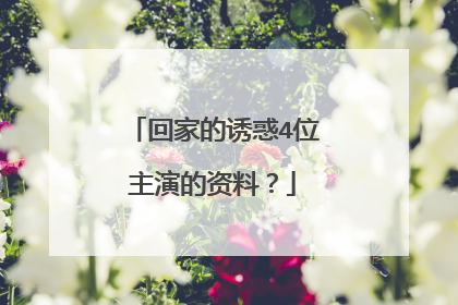 回家的诱惑4位主演的资料?