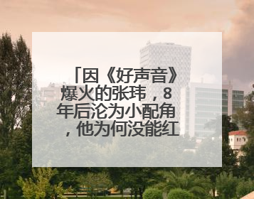 因《好声音》爆火的张玮,8年后沦为小配角,他为何没能红下去?