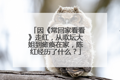 因《常回家看看》走红,从歌坛大姐到瘫痪在家,陈红经历了什么?